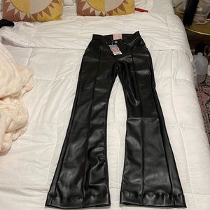 black leather pants Revice Venus Flares / Supernova 26